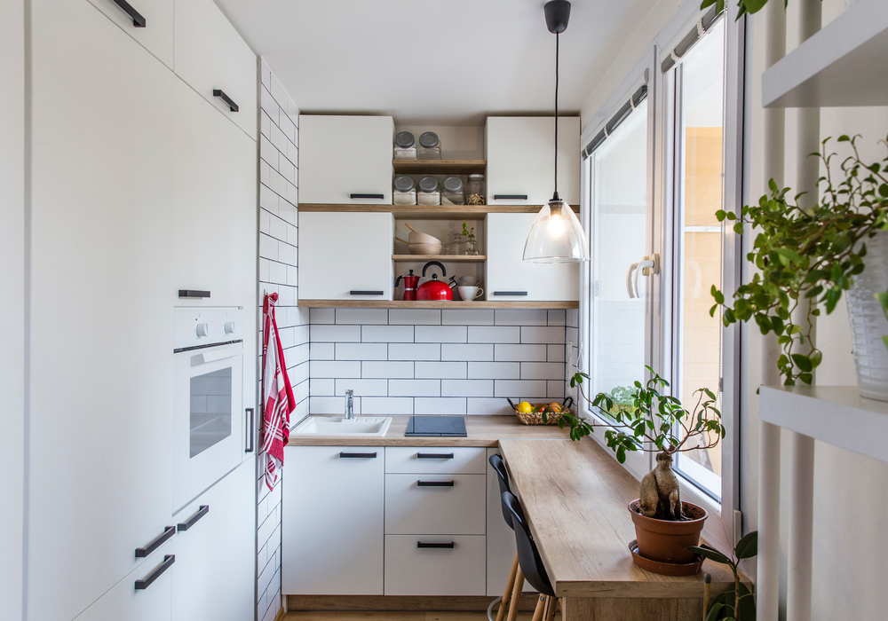 small long kitchen design idea